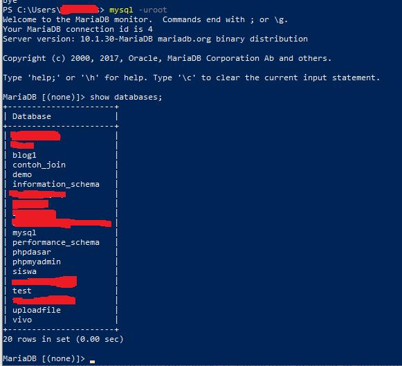 Show Database